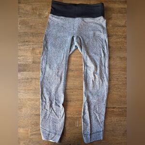 Free With Purchase * Lulu Black and Gray Crop Leggings
